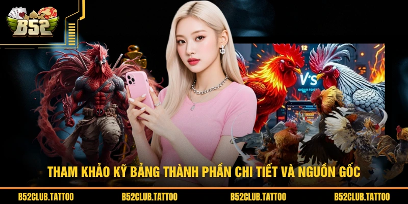 Tham khảo kỹ bảng thành phần chi tiết và nguồn gốc