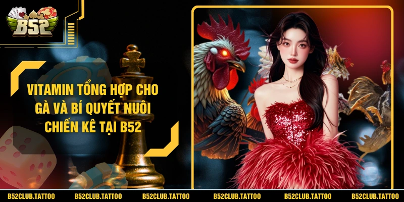 Vitamin Tổng Hợp Cho Gà Và Bí Quyết Nuôi Chiến Kê Tại B52